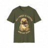 All I need is Coffee and my Dog Unisex Softstyle T-Shirt
