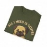 All I need is Coffee and my Dog Unisex Softstyle T-Shirt