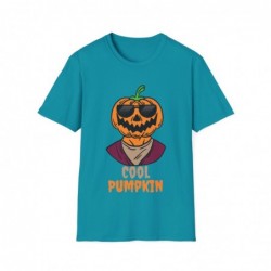 Get ready for Halloween with this Cool Pumpkin funny Unisex Softstyle T-Shirt