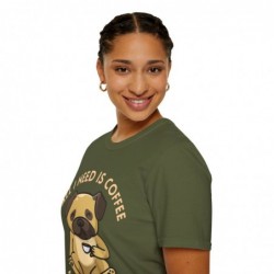 All I need is Coffee and my Dog Unisex Softstyle T-Shirt