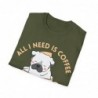 All I need is Coffee and my Dog Unisex Softstyle T-Shirt