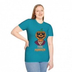 Get ready for Halloween with this Cool Pumpkin funny Unisex Softstyle T-Shirt