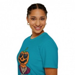 Get ready for Halloween with this Cool Pumpkin funny Unisex Softstyle T-Shirt