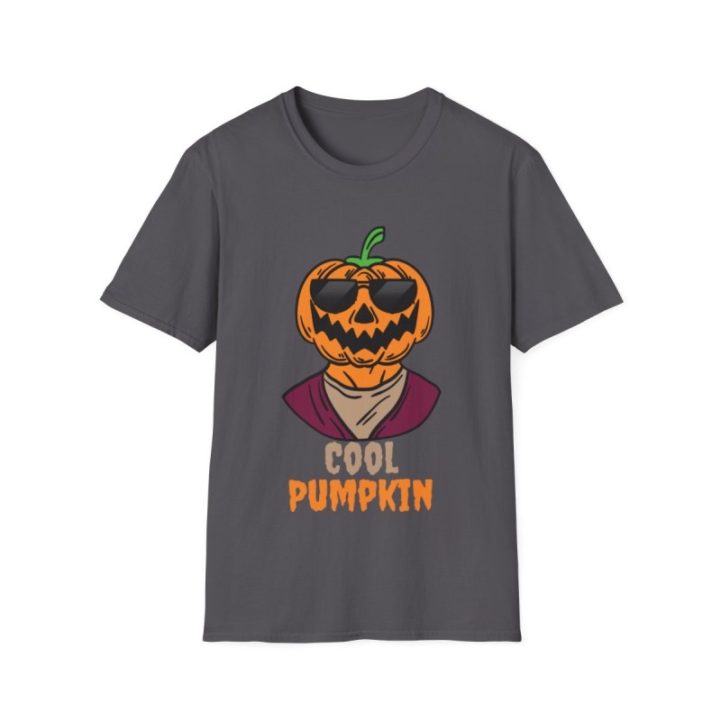 Get ready for Halloween with this Cool Pumpkin funny Unisex Softstyle T-Shirt