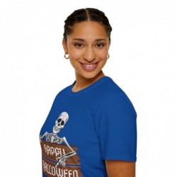 Happy Halloween Skeleton Spooky Unisex Softstyle T-Shirt