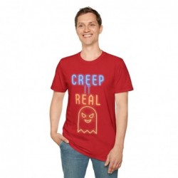 Get ready for Halloween with this Creep it Real funny Unisex Softstyle T-Shirt