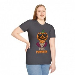Get ready for Halloween with this Cool Pumpkin funny Unisex Softstyle T-Shirt
