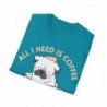 All I need is Coffee and my Dog Unisex Softstyle T-Shirt