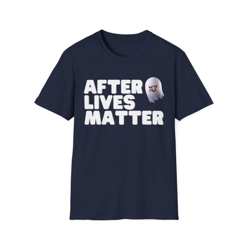 After Lives Matter Funny Halloween Unisex Softstyle T-Shirt
