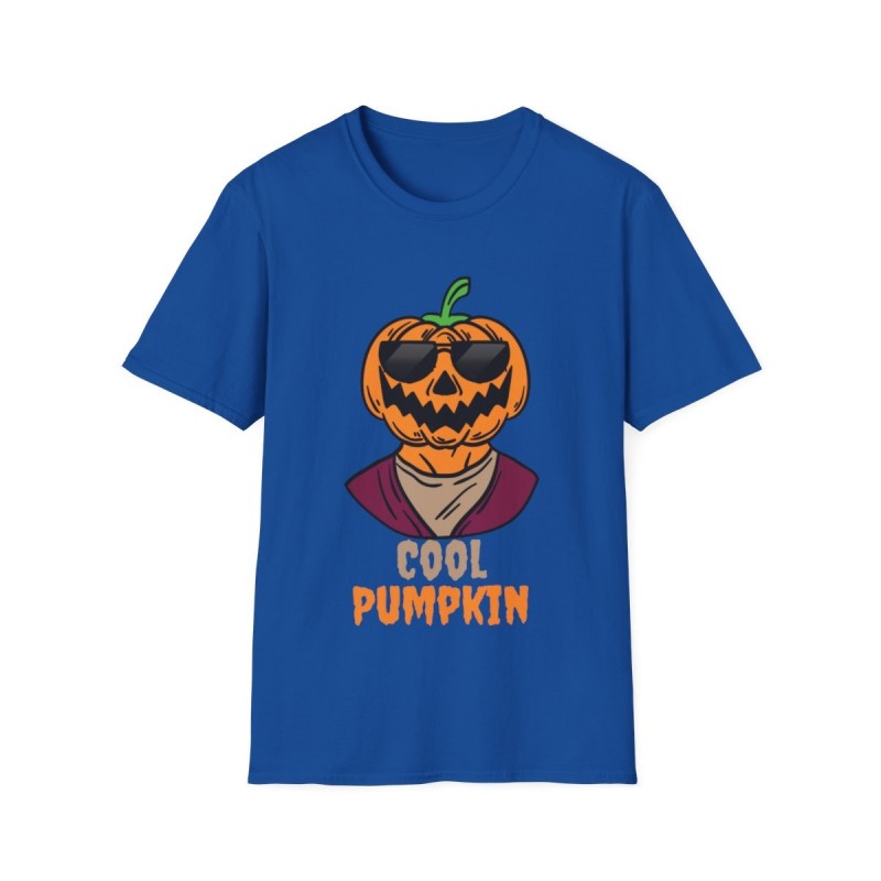 Get ready for Halloween with this Cool Pumpkin funny Unisex Softstyle T-Shirt