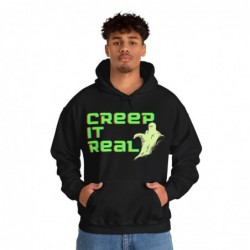 Get ready for Halloween with this Creep it Real funny Unisex Heavy Blend™ Hooded Sweatshirt