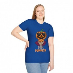 Get ready for Halloween with this Cool Pumpkin funny Unisex Softstyle T-Shirt