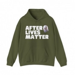 After Lives Matter Funny Halloween Unisex Heavy Blend™ Hooded Sweatshirt