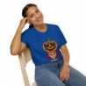Get ready for Halloween with this Cool Pumpkin funny Unisex Softstyle T-Shirt