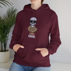 Get ready for Halloween with this Cool Ghoul funny Unisex Heavy Blend™ Hooded Sweatshirt