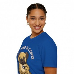 All I need is Coffee and my Dog Unisex Softstyle T-Shirt