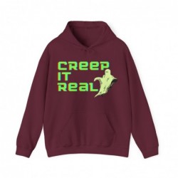 Get ready for Halloween with this Creep it Real funny Unisex Heavy Blend™ Hooded Sweatshirt