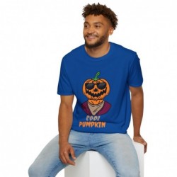 Get ready for Halloween with this Cool Pumpkin funny Unisex Softstyle T-Shirt