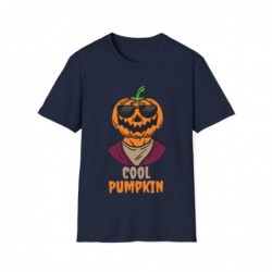 Get ready for Halloween with this Cool Pumpkin funny Unisex Softstyle T-Shirt
