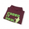 Get ready for Halloween with this Creep it Real funny Unisex Heavy Blend™ Hooded Sweatshirt