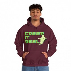 Get ready for Halloween with this Creep it Real funny Unisex Heavy Blend™ Hooded Sweatshirt