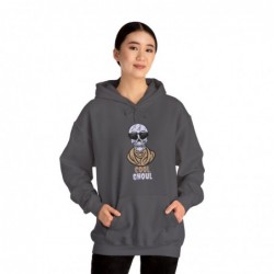 Get ready for Halloween with this Cool Ghoul funny Unisex Heavy Blend™ Hooded Sweatshirt