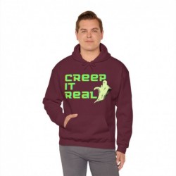 Get ready for Halloween with this Creep it Real funny Unisex Heavy Blend™ Hooded Sweatshirt