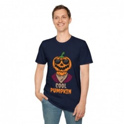 Get ready for Halloween with this Cool Pumpkin funny Unisex Softstyle T-Shirt