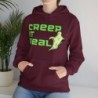 Get ready for Halloween with this Creep it Real funny Unisex Heavy Blend™ Hooded Sweatshirt