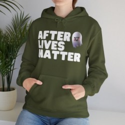 After Lives Matter Funny Halloween Unisex Heavy Blend™ Hooded Sweatshirt