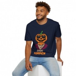 Get ready for Halloween with this Cool Pumpkin funny Unisex Softstyle T-Shirt
