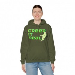 Get ready for Halloween with this Creep it Real funny Unisex Heavy Blend™ Hooded Sweatshirt