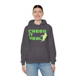 Get ready for Halloween with this Creep it Real funny Unisex Heavy Blend™ Hooded Sweatshirt