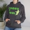 Get ready for Halloween with this Creep it Real funny Unisex Heavy Blend™ Hooded Sweatshirt