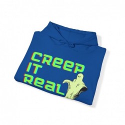 Get ready for Halloween with this Creep it Real funny Unisex Heavy Blend™ Hooded Sweatshirt