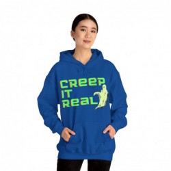 Get ready for Halloween with this Creep it Real funny Unisex Heavy Blend™ Hooded Sweatshirt