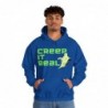 Get ready for Halloween with this Creep it Real funny Unisex Heavy Blend™ Hooded Sweatshirt