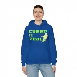 Get ready for Halloween with this Creep it Real funny Unisex Heavy Blend™ Hooded Sweatshirt