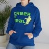 Get ready for Halloween with this Creep it Real funny Unisex Heavy Blend™ Hooded Sweatshirt