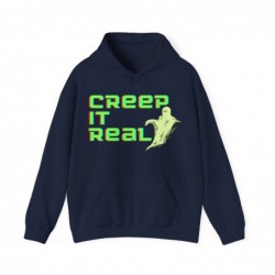 Get ready for Halloween with this Creep it Real funny Unisex Heavy Blend™ Hooded Sweatshirt