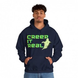 Get ready for Halloween with this Creep it Real funny Unisex Heavy Blend™ Hooded Sweatshirt