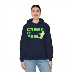 Get ready for Halloween with this Creep it Real funny Unisex Heavy Blend™ Hooded Sweatshirt