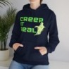 Get ready for Halloween with this Creep it Real funny Unisex Heavy Blend™ Hooded Sweatshirt