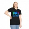 Love the paw as a Dog Mom Unisex Softstyle T-Shirt