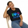 Love the paw as a Dog Mom Unisex Softstyle T-Shirt