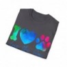 Love the paw Unisex Softstyle T-Shirt