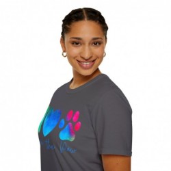 Love the paw Unisex Softstyle T-Shirt