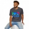 Love the paw as a Dog Mom Unisex Softstyle T-Shirt