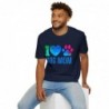 Love the paw as a Dog Mom Unisex Softstyle T-Shirt