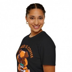 All I need is Coffee and my Dog Unisex Softstyle T-Shirt